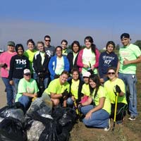 Radiologic Technology students volunteering in the community